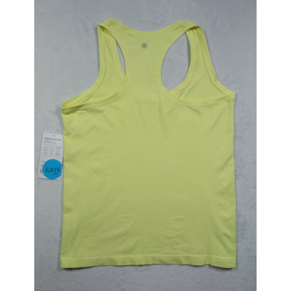 Athleta Top Womens Size Large Yellow Momentum Flex Tank 40+ UV Protection NWT - Picture 4 of 11